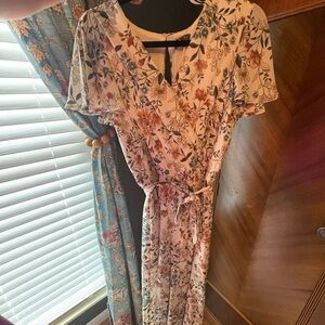 Floral Wrap jumpsuit M